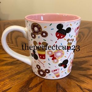 Disney Snacks/Treats Pink and White Mug